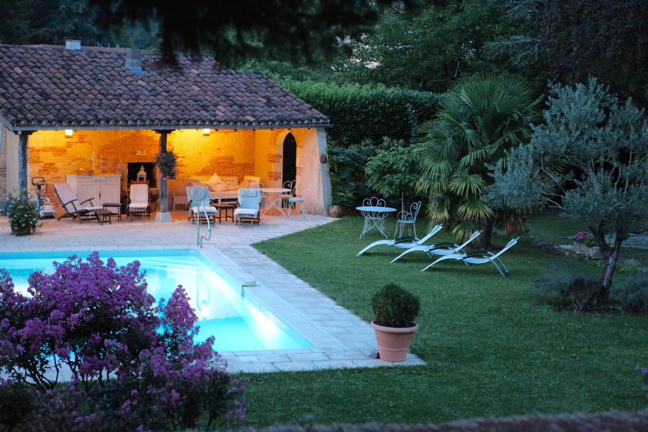 Bed and Breakfast Le Relais Des Anges Mercuès Exterior foto